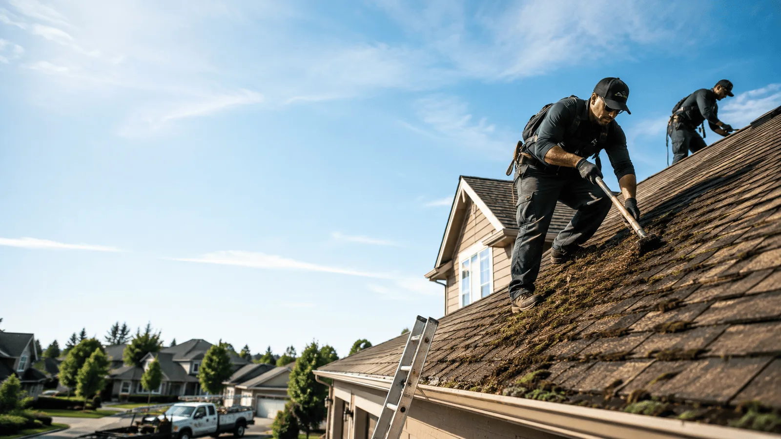 Roof Moss Removal in Grayslake, IL near me